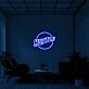 Hustle Logo Neon Sign for Motivational Spaces