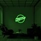 Hustle Logo Neon Sign for Motivational Spaces