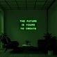 The Future Is Yours Neon Sign for Inspirational Decor