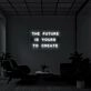 The Future Is Yours Neon Sign for Inspirational Decor