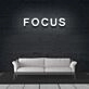 Focus Neon Sign for Productive Spaces