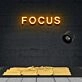 Focus Neon Sign for Productive Spaces