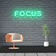 Focus Neon Sign for Productive Spaces
