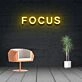 Focus Neon Sign for Productive Spaces