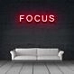 Focus Neon Sign for Productive Spaces