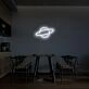 Planet Neon Sign for Cosmic Decor