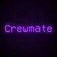 Crewmate Neon Sign for Gaming Rooms