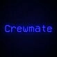 Crewmate Neon Sign for Gaming Rooms