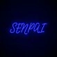 Senpai Neon Sign for Anime Lovers