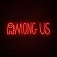 Among Us Neon Sign for Playful Spaces