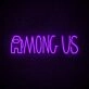 Among Us Neon Sign for Playful Spaces