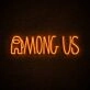 Among Us Neon Sign for Playful Spaces