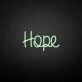 'Hope' neon sign