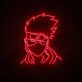Kakashi Neon Sign for Anime Fans