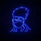 Kakashi Neon Sign for Anime Fans