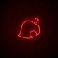 Leaf Neon Sign for Nature Themed Spaces