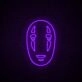 No Face Neon Sign for Studio Ghibli Lovers