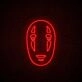 No Face Neon Sign for Studio Ghibli Lovers