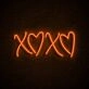Xo Neon Sign for Music Lovers and Romantic Spaces