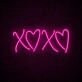 Xo Neon Sign for Music Lovers and Romantic Spaces