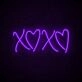 Xo Neon Sign for Music Lovers and Romantic Spaces