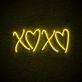 Xo Neon Sign for Music Lovers and Romantic Spaces