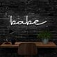 Babe Neon Sign for Romantic Settings