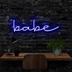 Babe Neon Sign for Romantic Settings