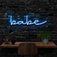 Babe Neon Sign for Romantic Settings