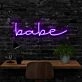 Babe Neon Sign for Romantic Settings