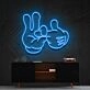 Bad Intentions Mickey Neon Sign for Artistic Spaces