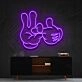 Bad Intentions Mickey Neon Sign for Artistic Spaces
