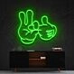 Bad Intentions Mickey Neon Sign for Artistic Spaces