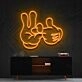Bad Intentions Mickey Neon Sign for Artistic Spaces