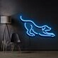 Playful Dog Neon Sign for Pet Lovers and Kids Rooms