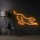 Playful Dog Neon Sign for Pet Lovers and Kids Rooms
