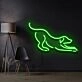 Playful Dog Neon Sign for Pet Lovers and Kids Rooms