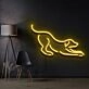 Playful Dog Neon Sign for Pet Lovers and Kids Rooms
