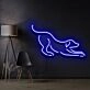 Playful Dog Neon Sign for Pet Lovers and Kids Rooms