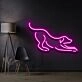 Playful Dog Neon Sign for Pet Lovers and Kids Rooms