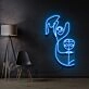 Beagle Line Art Neon Sign for Pet Lovers