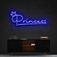 Princess Neon Sign for Kids and Girls Rooms