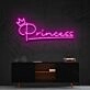 Princess Neon Sign for Kids and Girls Rooms