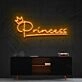 Princess Neon Sign for Kids and Girls Rooms