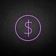 Dollar' neon sign