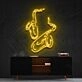 Saxophones Neon Sign for Music Lovers