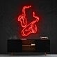 Saxophones Neon Sign for Music Lovers