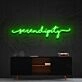 Serendipity Neon Sign for Inspirational Spaces