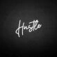 'Hustle4' neon sign