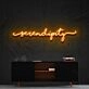 Serendipity Neon Sign for Inspirational Spaces